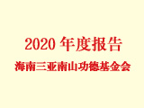 海南三亚南山功德基金会2020年度工作报告